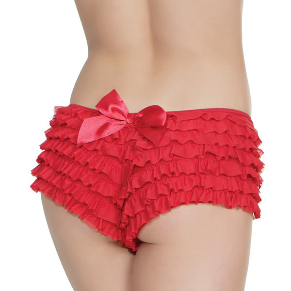 Coquette International Lingerie Last Tango Booty Shorts (Red)