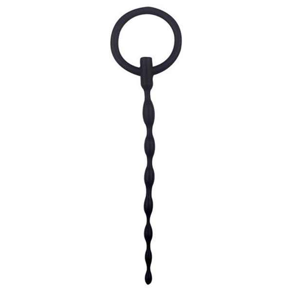 Premium Products Silicone Beaded Urethral Sound with Ring End (Style 1)