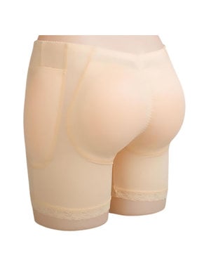 Premium Products Hip & Butt Enhancement Underwear with Silicone Pads (Tan)