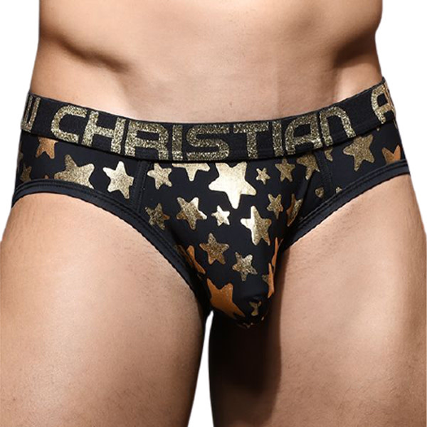 Andrew Christian Menswear Shining Stars Brief w/ Almost Naked