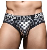 Andrew Christian Menswear Metallic Icon Brief w/ Almost Naked