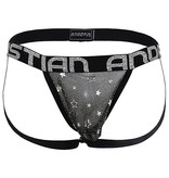 Andrew Christian Menswear Sheer Star Sparkle Jock w/ Almost Naked