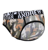 Andrew Christian Menswear Sheer Camouflage Brief w/ Almost Naked
