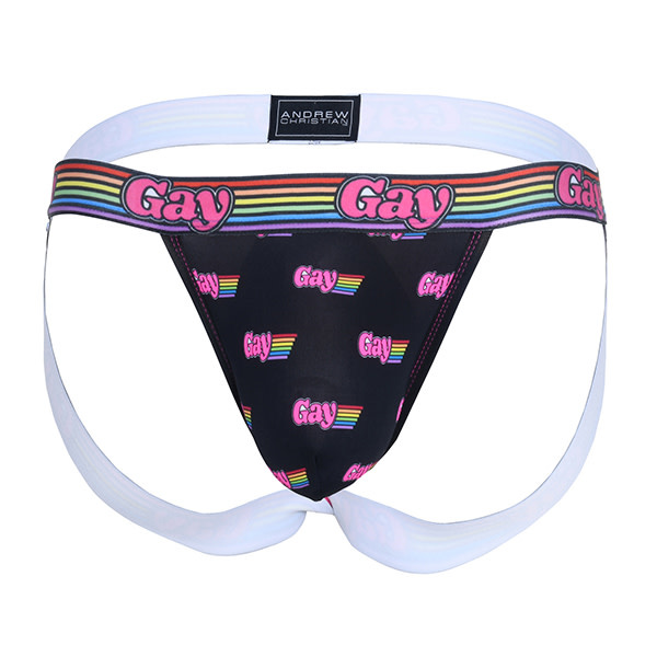 Andrew Christian Menswear Gay Pride Jock w/ Almost Naked