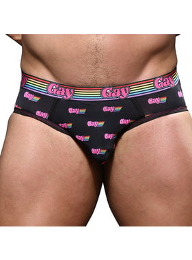 Andrew Christian Menswear Gay Pride Brief w/ Almost Naked