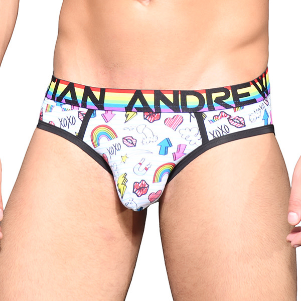 Andrew Christian Menswear School Pride Brief w/ Almost Naked