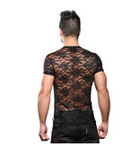Andrew Christian Menswear Sexy Lace Men's Tee