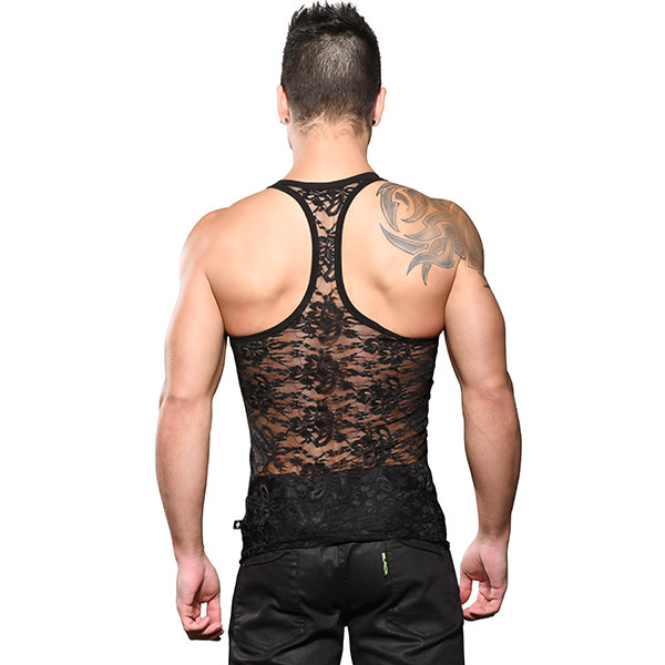 Andrew Christian Menswear Sexy Lace Tank