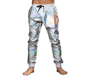  Door Wreath Reflective Pants, Big and Tall Sweatpants for Men,  Rainbow Jogger Pants Holographic Trousers for Boy (Color : XXXL) :  Clothing, Shoes & Jewelry