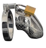 Premium Products Engraved Stainless Steel Chastity Cage
