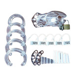 CB-6000 Style Plastic Chastity Cage (Clear)