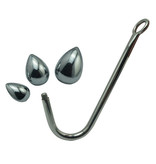 Premium Products Stainless Steel Anal Hook with Changeable Ends
