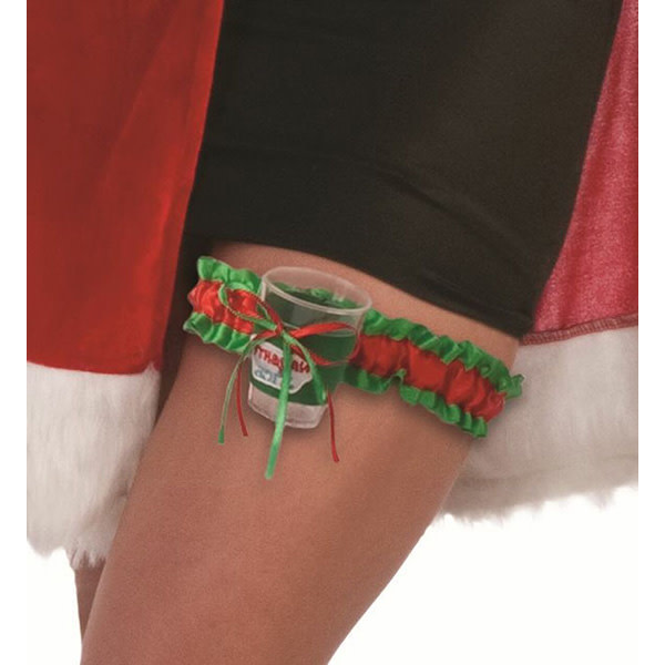 Naughty or Nice Shot Glass Garter