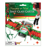 Naughty or Nice Shot Glass Garter