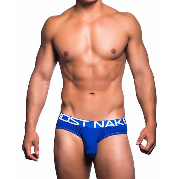 Andrew Christian Menswear Andrew Christian Almost Naked Tagless Premium Brief (Blue)