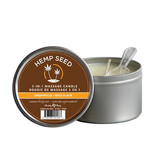Earthly Body Hemp Seed 3-in-1 Massage Candle (Dreamsicle)