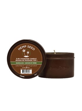Earthly Body Hemp Seed 3-in-1 Massage Candle (Guavalava)