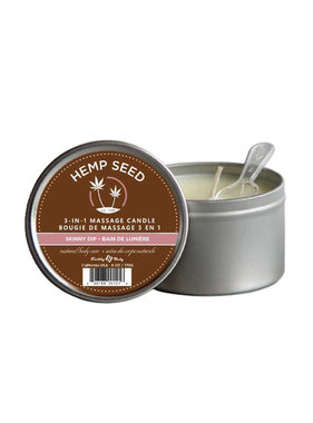 Earthly Body Hemp Seed 3-in-1 Massage Candle (Skinny Dip)