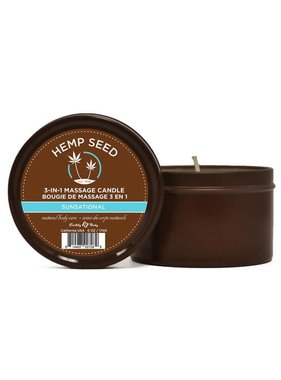 Earthly Body Hemp Seed 3-in-1 Massage Candle (Sunsational)