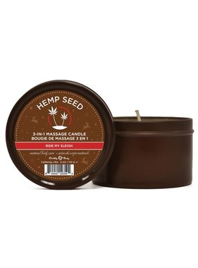 Earthly Body Hemp Seed 3-in-1 Holiday Massage Candle (Ride My Sleigh)