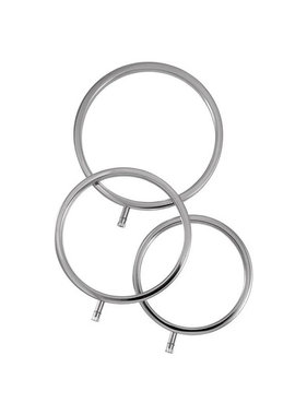 Cyrex Ltd ElectraStim Electro-Sex Metal Scrotal Rings (Set of 3)