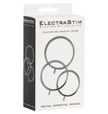 Cyrex Ltd ElectraStim Electro-Sex Metal Scrotal Rings (Set of 3)