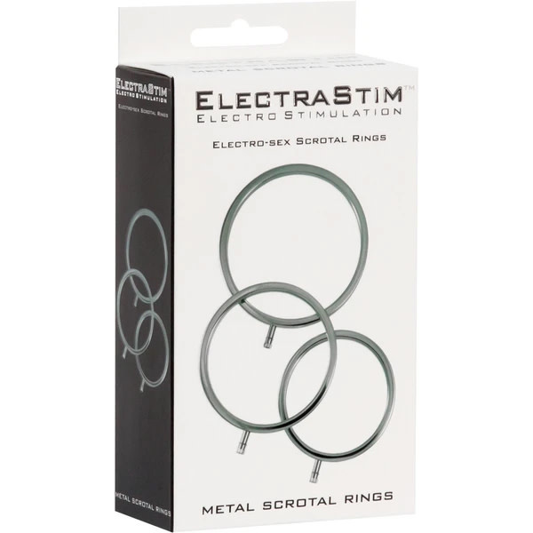 Cyrex Ltd ElectraStim Electro-Sex Metal Scrotal Rings (Set of 3)