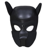 Premium Products Puppy Play Hood Mask (Black)