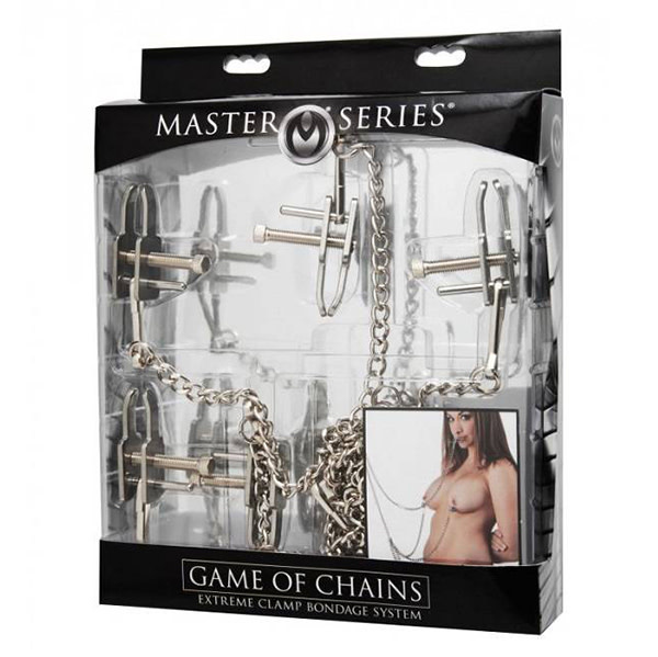 XR Brands Game of Chains Extreme Clamp Bondage System