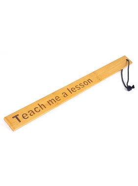 Spartacus Bamboo Paddle: Teach Me A Lesson