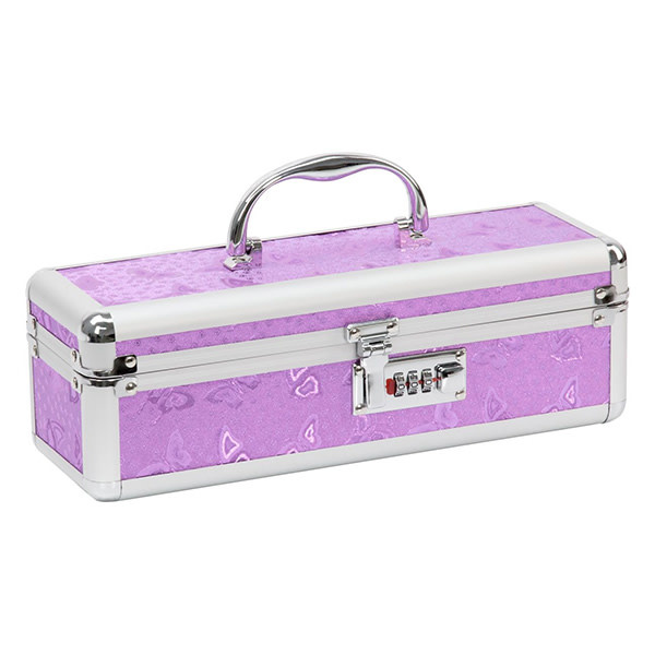 BMS Enterprises Lockable Vibrator Case: Medium (Purple)