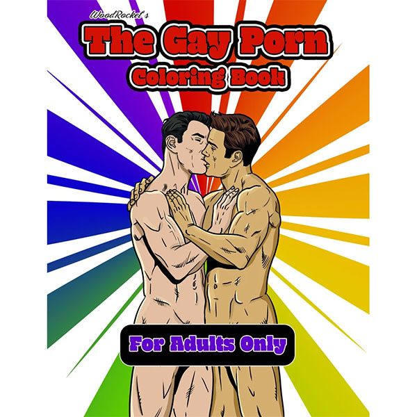 Wood Rocket Adult Colouring Book: Gay Porn