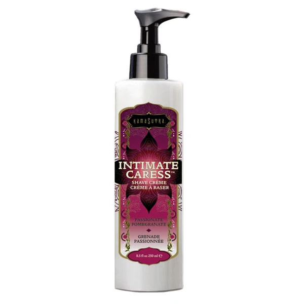 Kama Sutra Intimate Caress Shave Cream: Passionate Pomegranate 8.5 oz (250 ml)