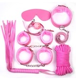 Premium Products Adventurous Nights 7 Piece Bondage Kit (Pink)