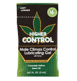 Higher Control Climax Control Gel for Men w/Hemp Seed Oil Foil Pack 0.67 oz (2 ml)