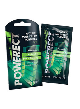 Powerect Natural Delay Serum Gel Foil Pack