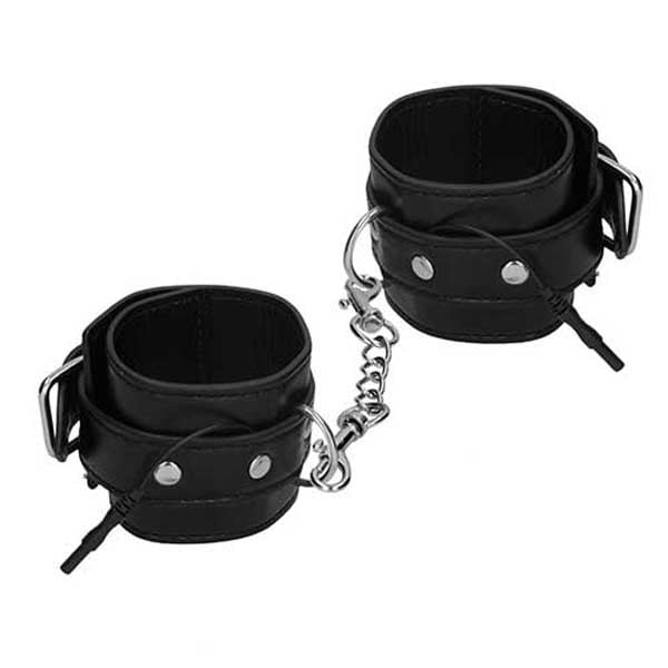 Shots America Toys Electro Hand Cuffs (Black)