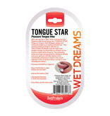 Hott Products Wet Dreams Tongue Star Pleasure Tongue Vibe (Clear)