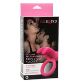 Cal Exotics Silicone Rechargeable Triple Clit Flicker