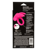 Cal Exotics Silicone Rechargeable Triple Clit Flicker