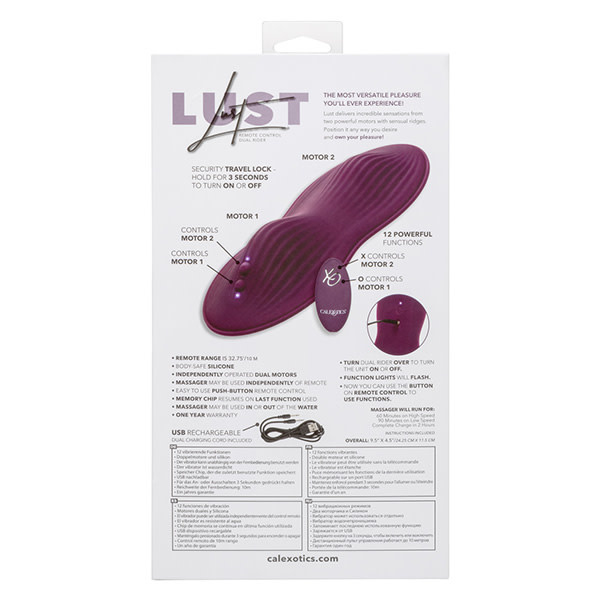 Cal Exotics Lust Remote Control Dual Rider