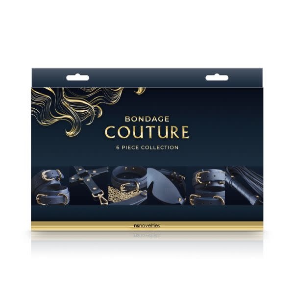 NS Novelties Bondage Couture 6pc Bondage Set (Blue)