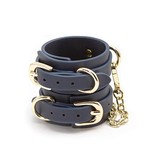 NS Novelties Bondage Couture Wrist Cuffs (Blue)