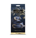 NS Novelties Bondage Couture Ankle Cuffs (Blue)