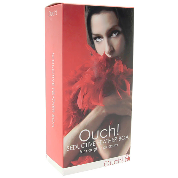 Shots America Toys Ouch! Seductive Feather Boa (Red)