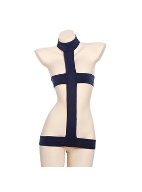 Premium Products The Leeloo Strappy One-Piece (Blue)
