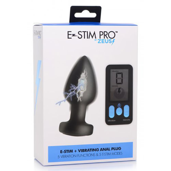 XR Brands E-Stim Pro Vibrating Anal Plug