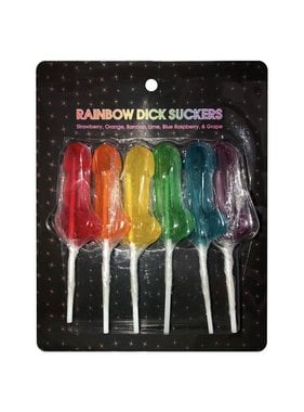 Kheper Games Rainbow Dick Suckers (6 pk)