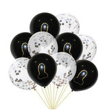 Premium Products Pecker & Glitter Balloons - Silver (Set of 10)