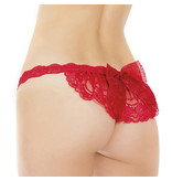 Coquette International Lingerie Merlot Bow Panty